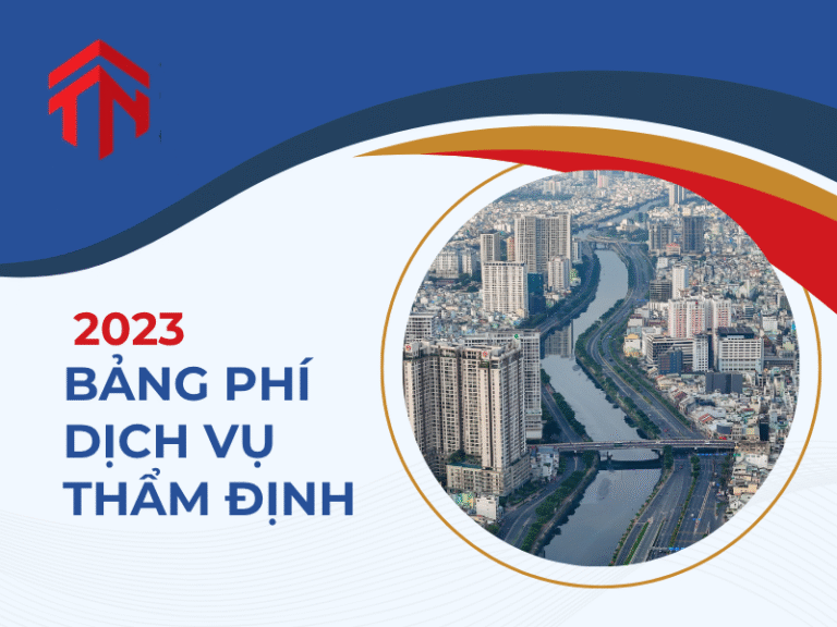 bảng phí thẩm định 2023